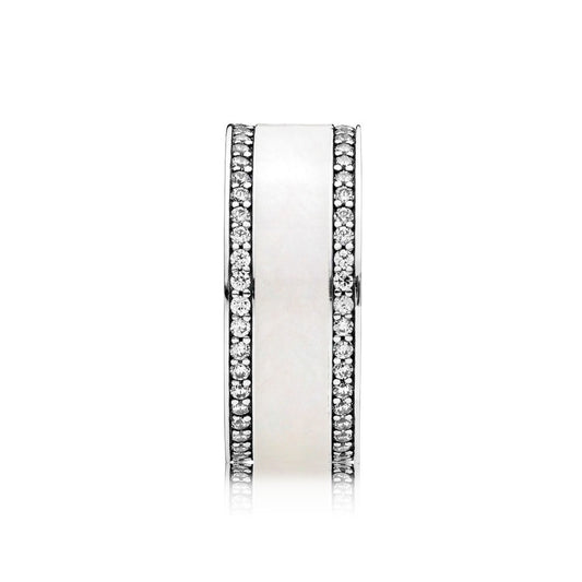 Anello Pandora Fascia Cuori Color Argento 191024EN23