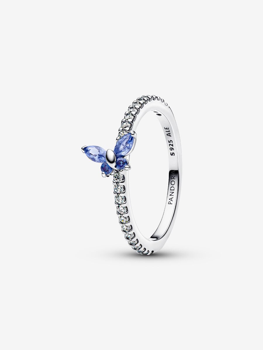 Anello Pandora Farfalla Luminosa Argento Sterling 925