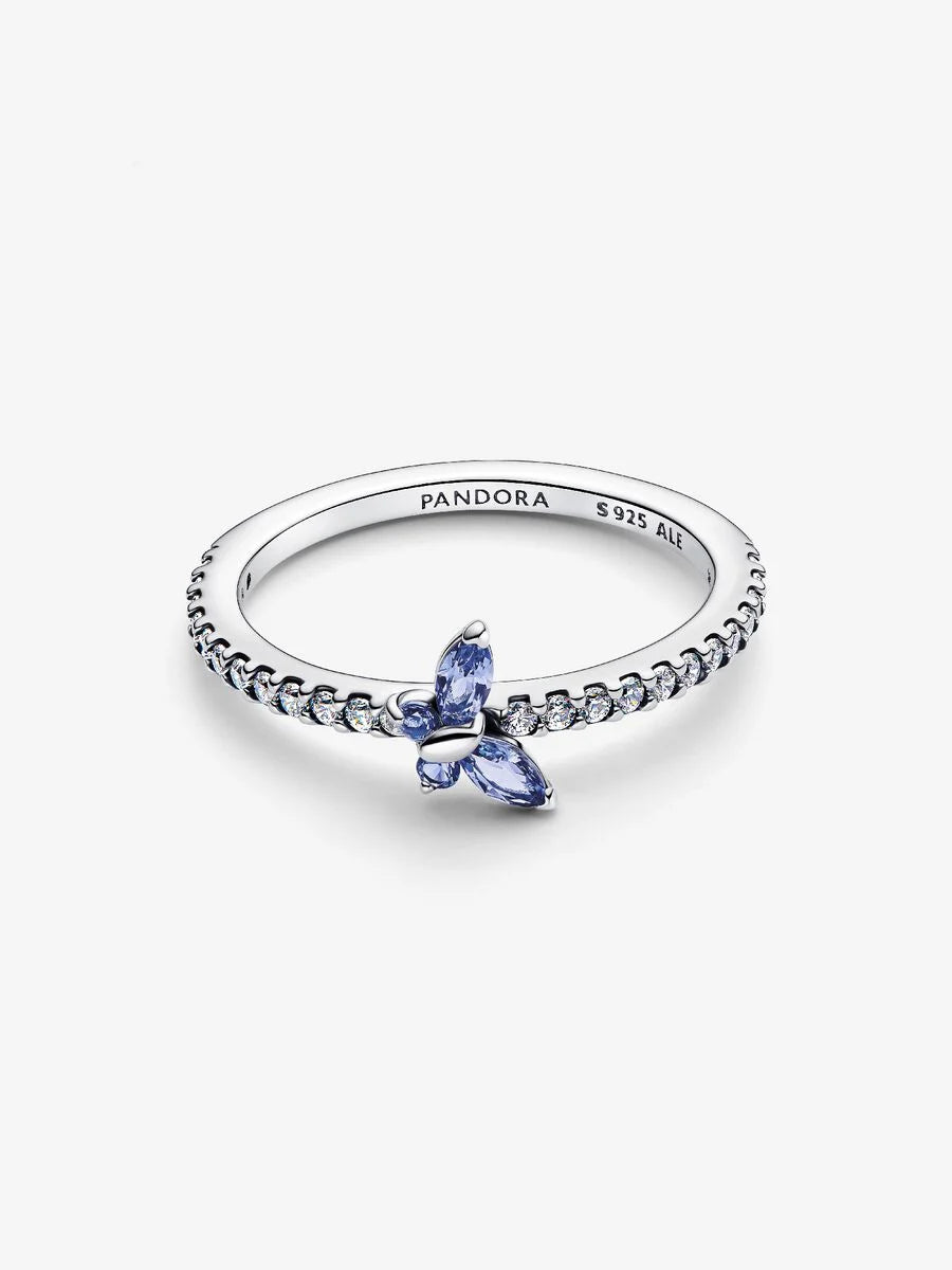 Anello Pandora Farfalla Luminosa Argento Sterling 925