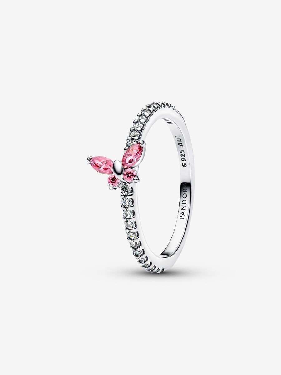 Anello Pandora Farfalla Luminosa Argento Sterling 925