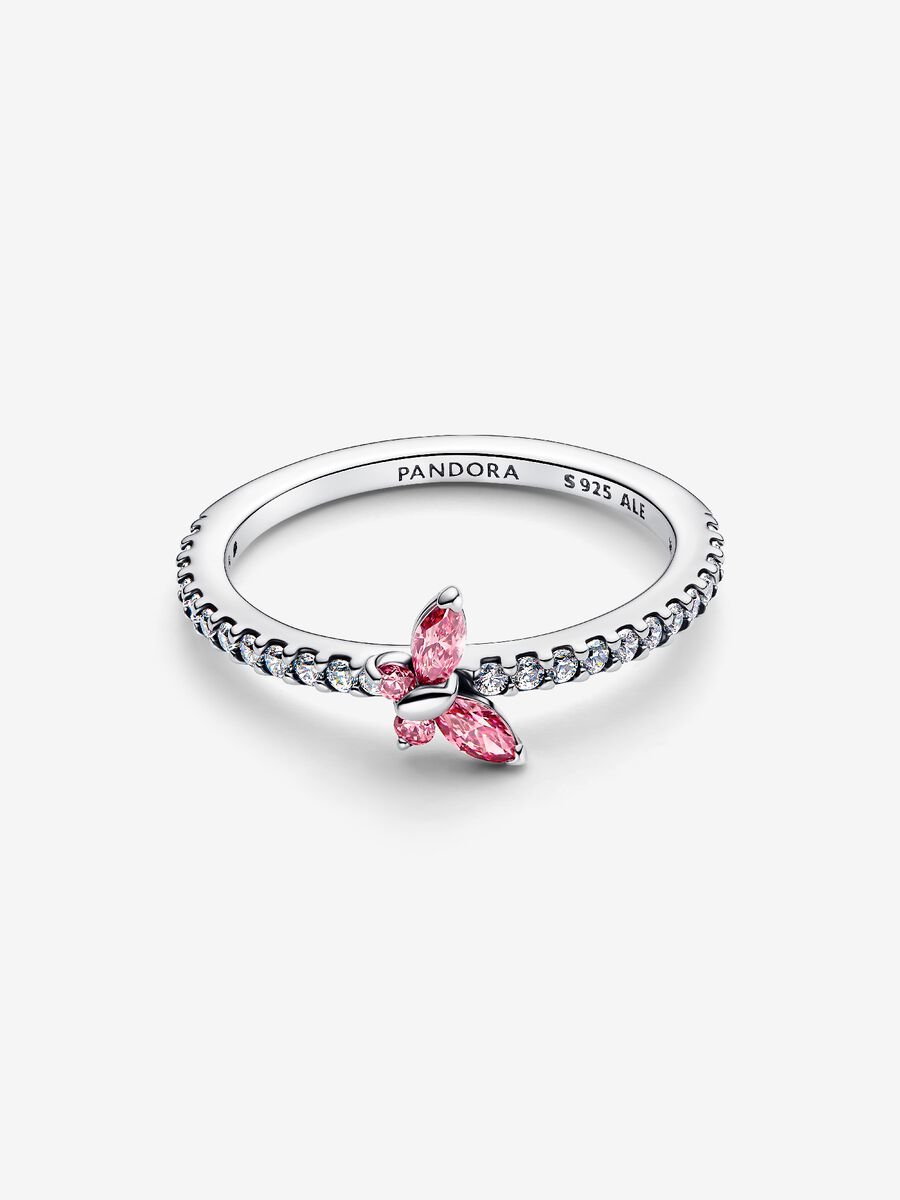 Anello Pandora Farfalla Luminosa Argento Sterling 925
