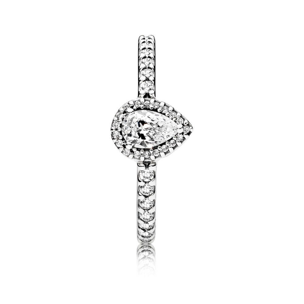 Anello Pandora Goccia Luminosa 196254CZ