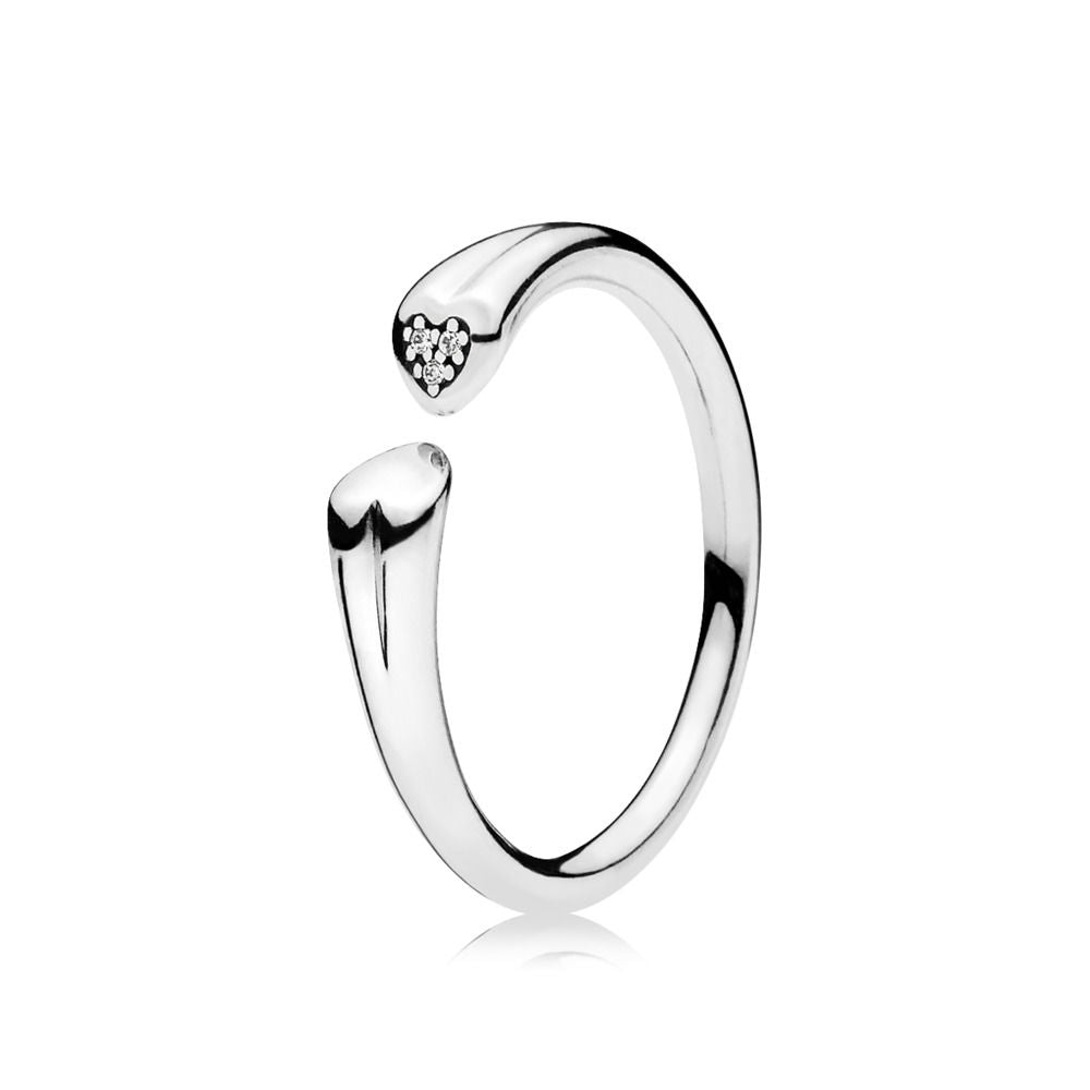 Anello Pandora Due Cuori 196572CZ