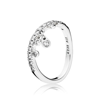 Pandora Cascade of Drops Ring 197108CZ