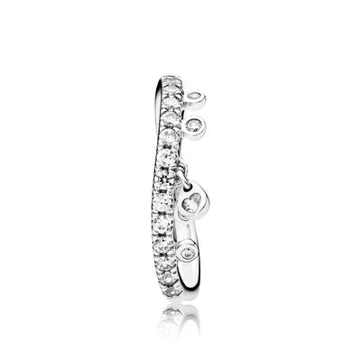 Pandora Cascade of Drops Ring 197108CZ