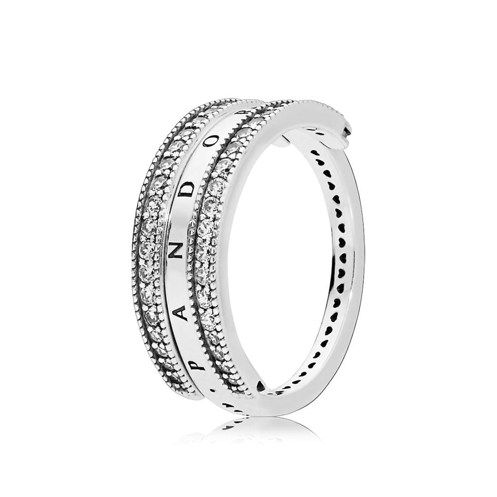 Pandora Ring Spinning Hearts Forever Pandora 197404CZ