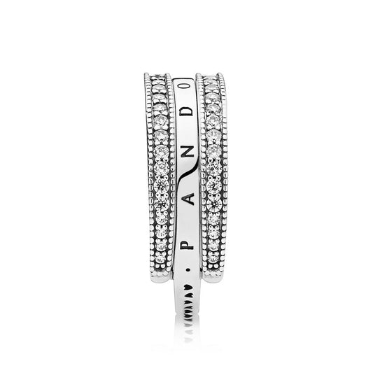Anello Pandora Giravolta di cuori forever pandora 197404CZ