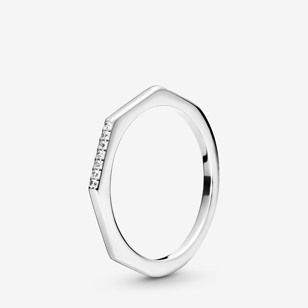 Anello Pandora Linea Sfaccettata 198343CZ