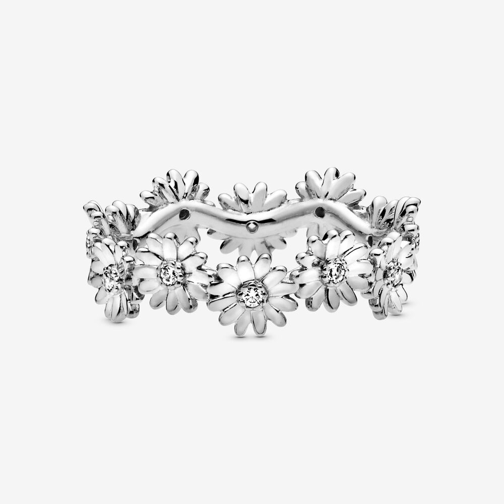 Pandora Sparkling Daisy Crown Ring 198799C01