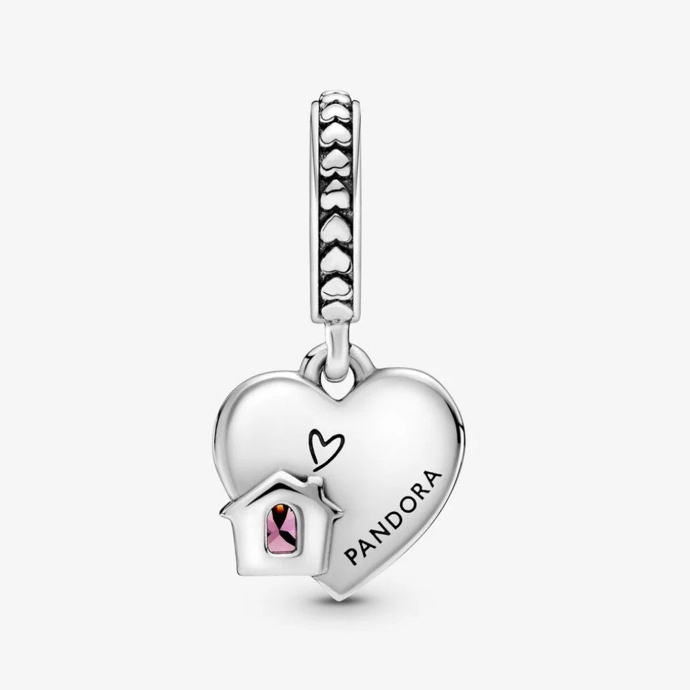 Pandora Love My Home Heart Pendant Charm 799324C01