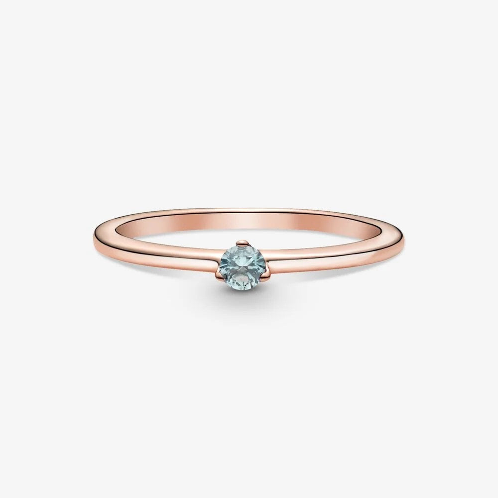 Pandora Blue Solitaire Ring 189259C02