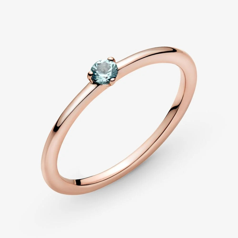 Pandora Blue Solitaire Ring 189259C02