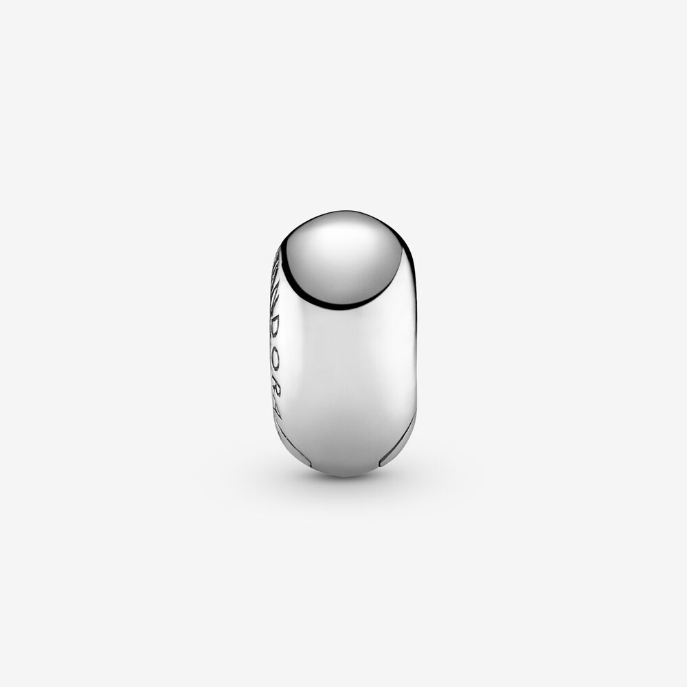 Pandora Clip with Round Purple Solitaire 799204C02