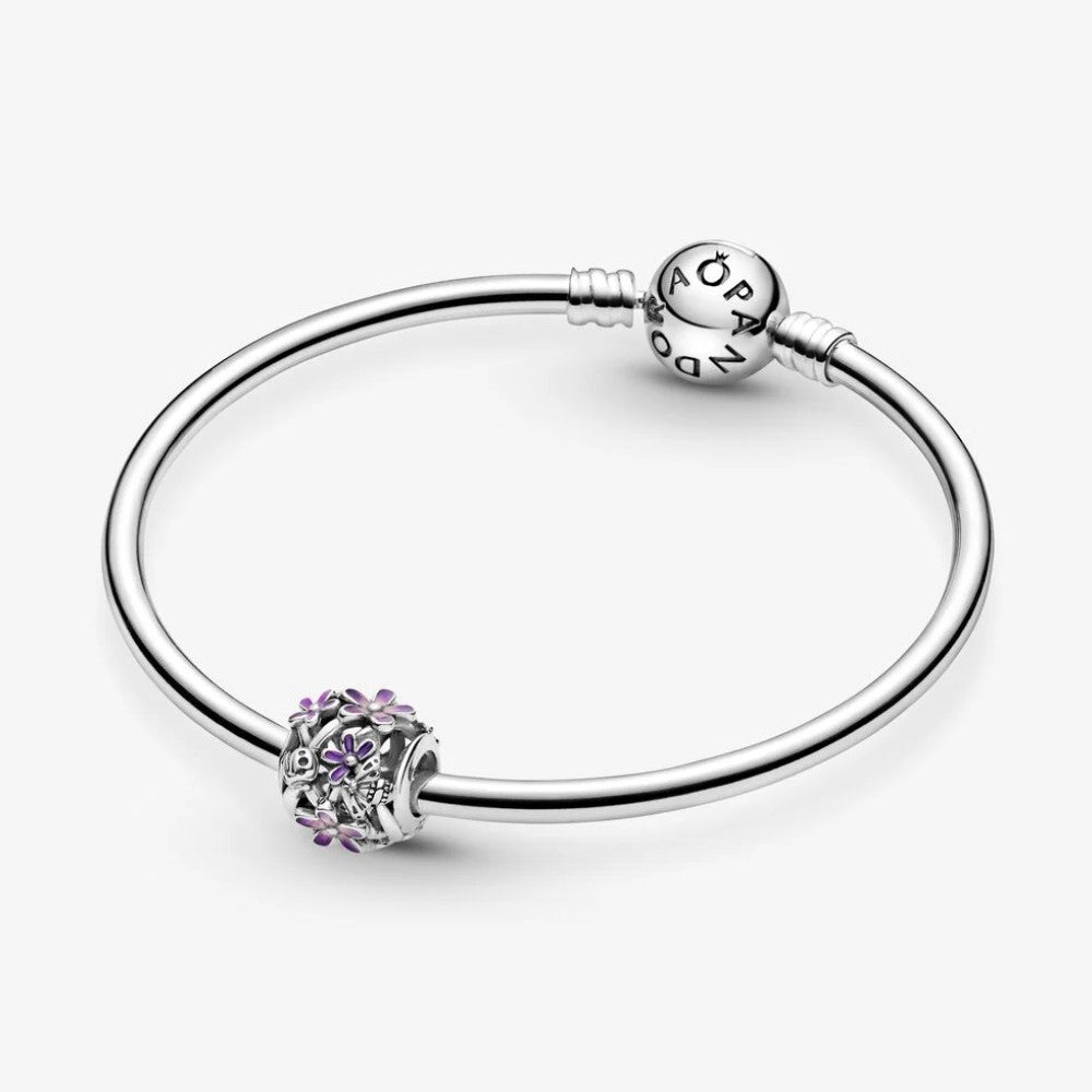 Pandora Purple Daisy Charm with Openwork 798772C02