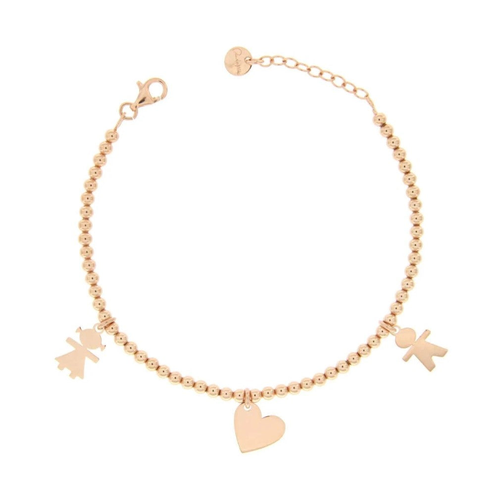 Rue Des Mille Bracelet with Love Charms BR 3 SOGG PL