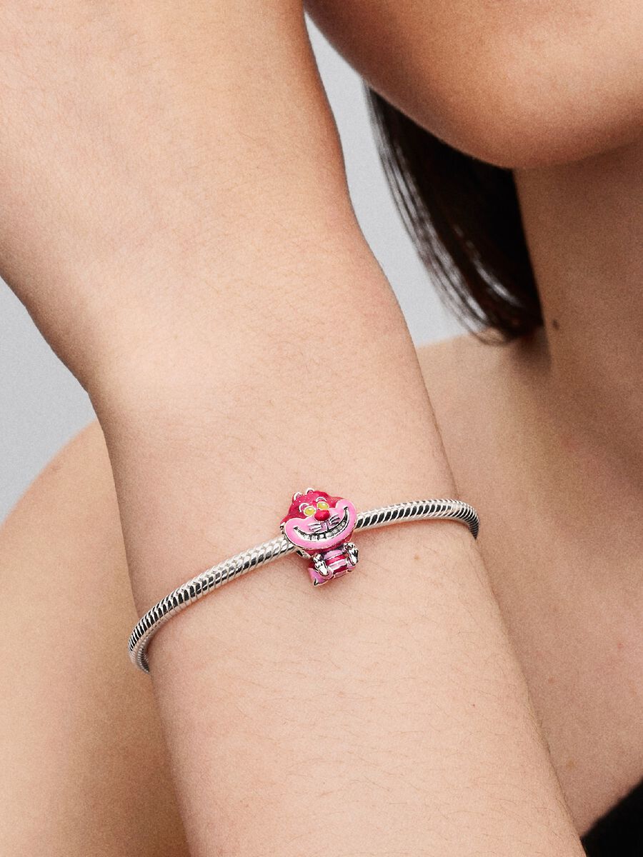Charm Pandora Disney, Alice nel Paese delle Meraviglie, Stregatto che si illumina al buio 794025C01