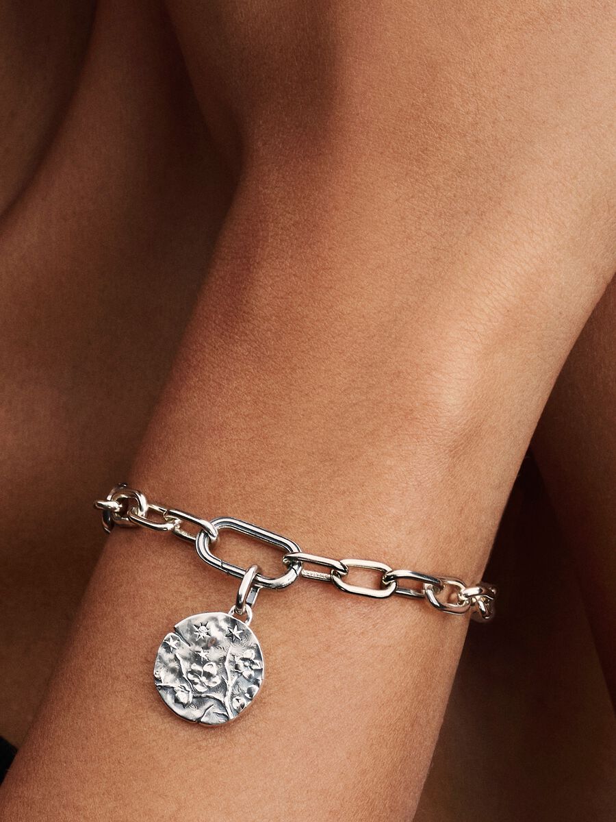 Charm Pandora Medallion Fiore di Ciliegio "Vivat Floreat" Argento Sterling 925