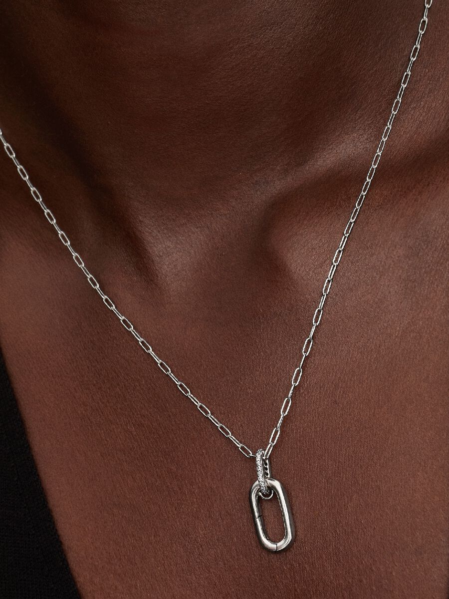 Collana Pandora con Link Pendente Apribile Pandora ME Argento Sterling 925