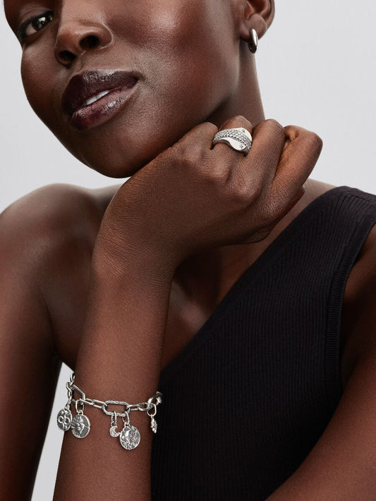 Charm Padora Medallion Cuore Sacro "Amor Vincit Omnia" 793975C01