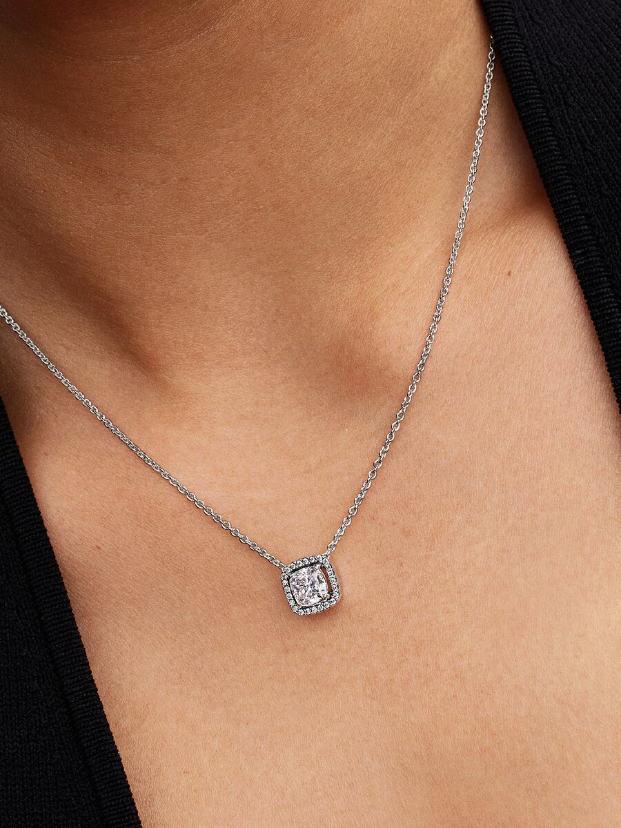 Collier Pandora Punto Luce Argento Sterling 925