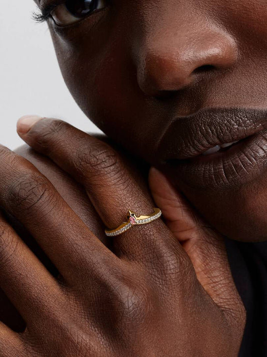 Anello Pandora Principesse Disney, Aurora, Anello Tiara 164334C01