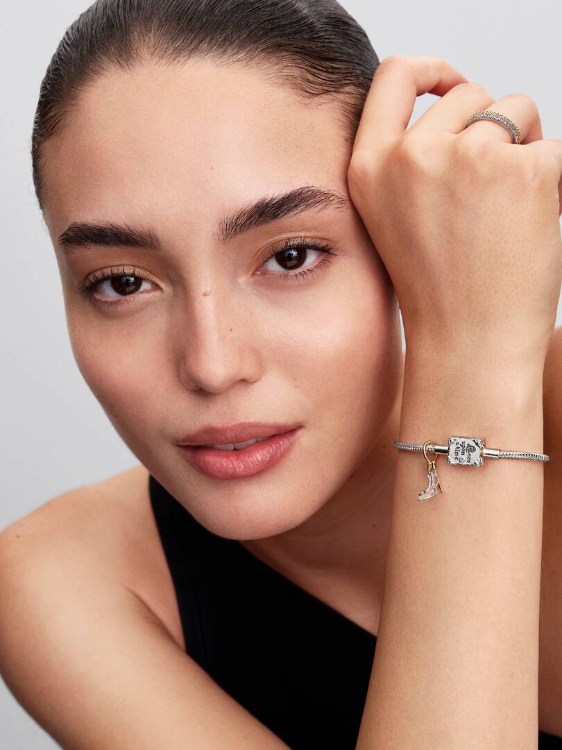 Charm Pandora Principesse Disney, Cenerentola, Scarpetta di Cristallo con diamante creato in laboratorio 764327C01