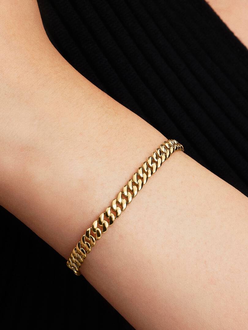 Pandora Tennis Bracelet Yellow Crystals 14k Gold Plating 561469C03