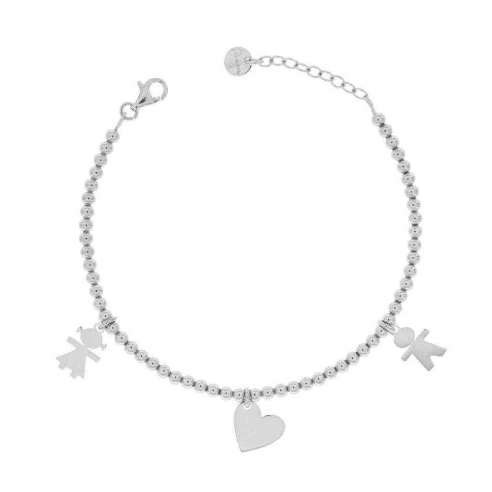 Rue Des Mille Bracelet with Love Charms BR 3 SOGG PL