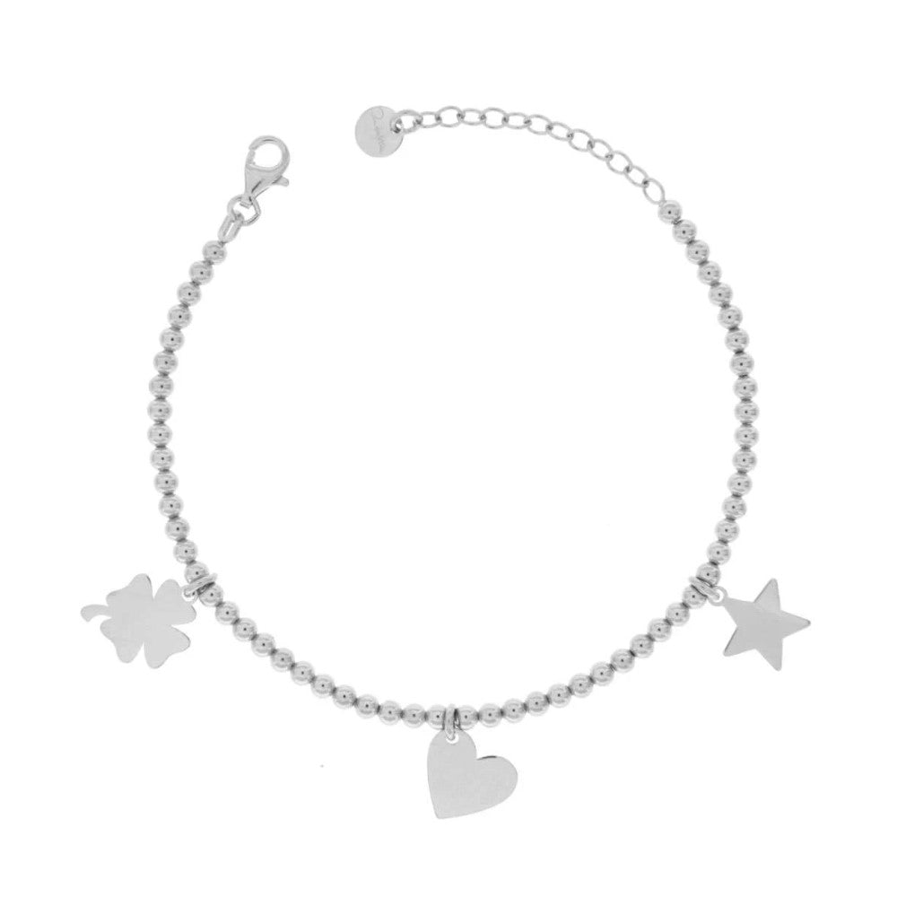 Rue Des Mille Bracelet with Love Charms BR 3 SOGG PL