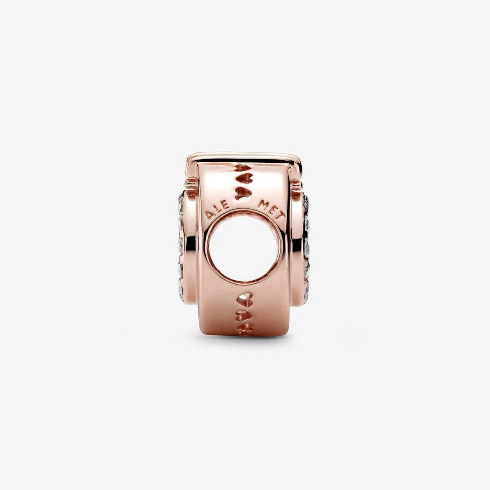 Charm Pandora con O Coronata e Pavé 789059C01
