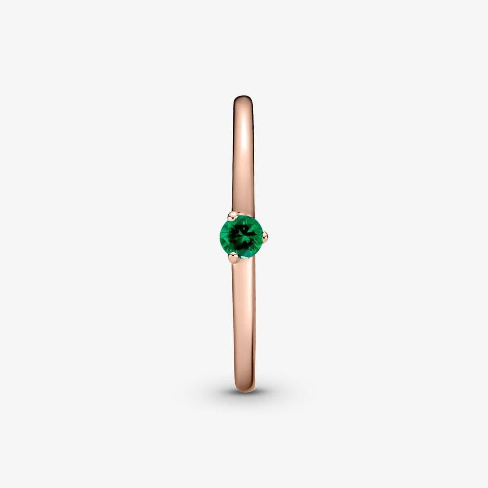 Pandora Green Solitaire Ring 189259C05