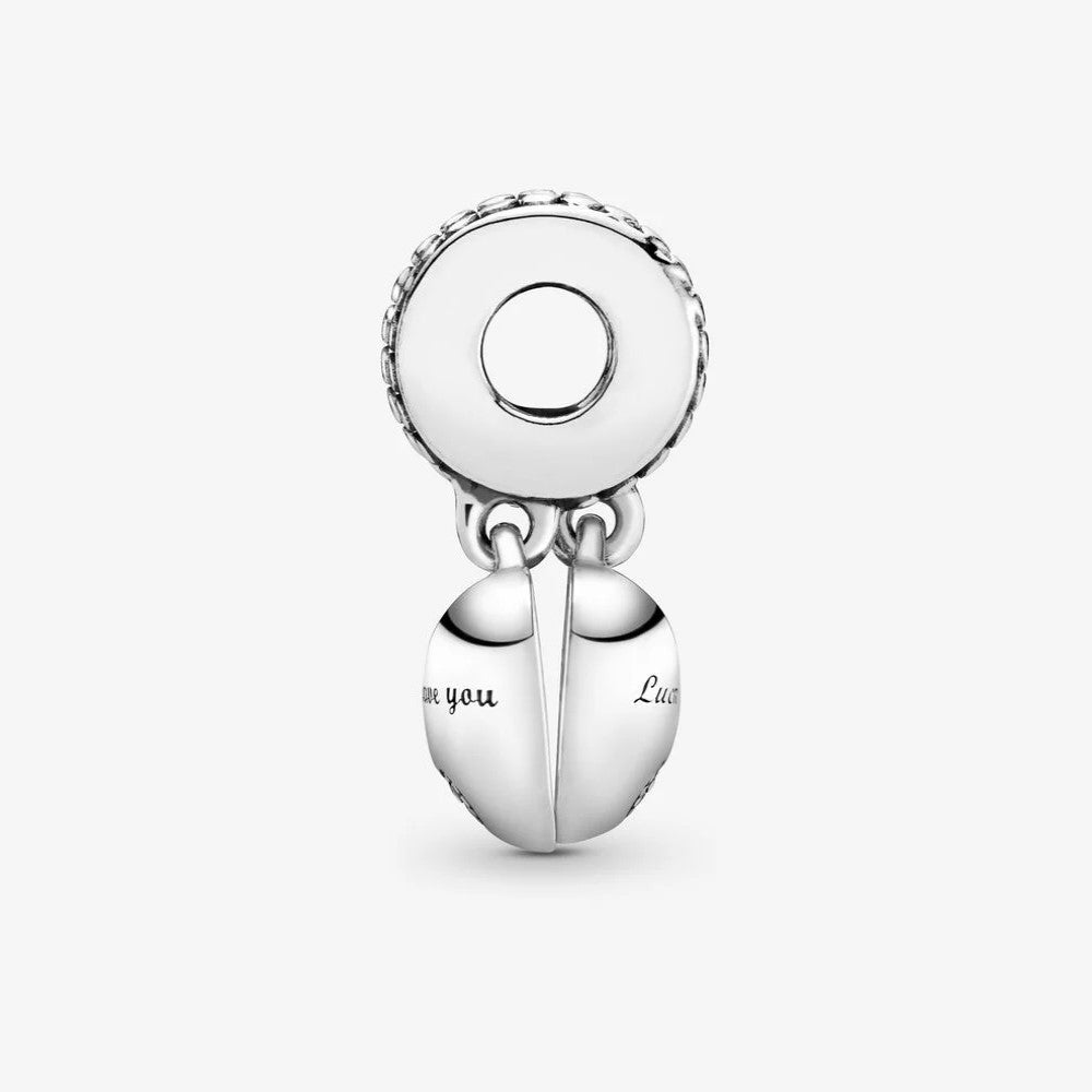 Pandora Double Heart Pendant Charm Daughter-in-law and Mother-in-law 799321C01