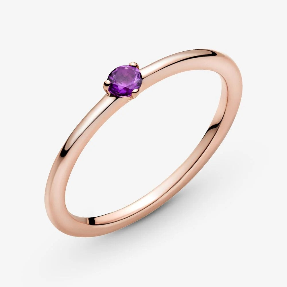 Pandora Purple Solitaire Ring 189259C06