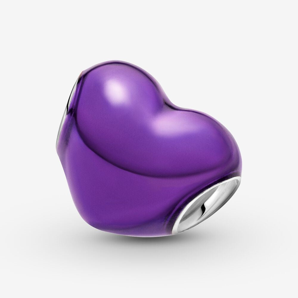 Charm Pandora Cuore Viola Metallico 793337C01