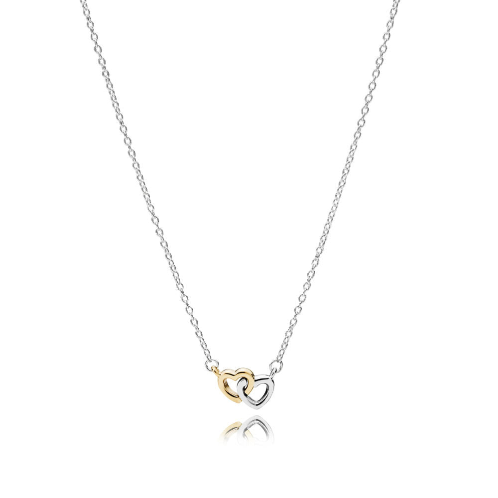 Collana Pandora Con Pendente Intreccio Di Cuori 590517