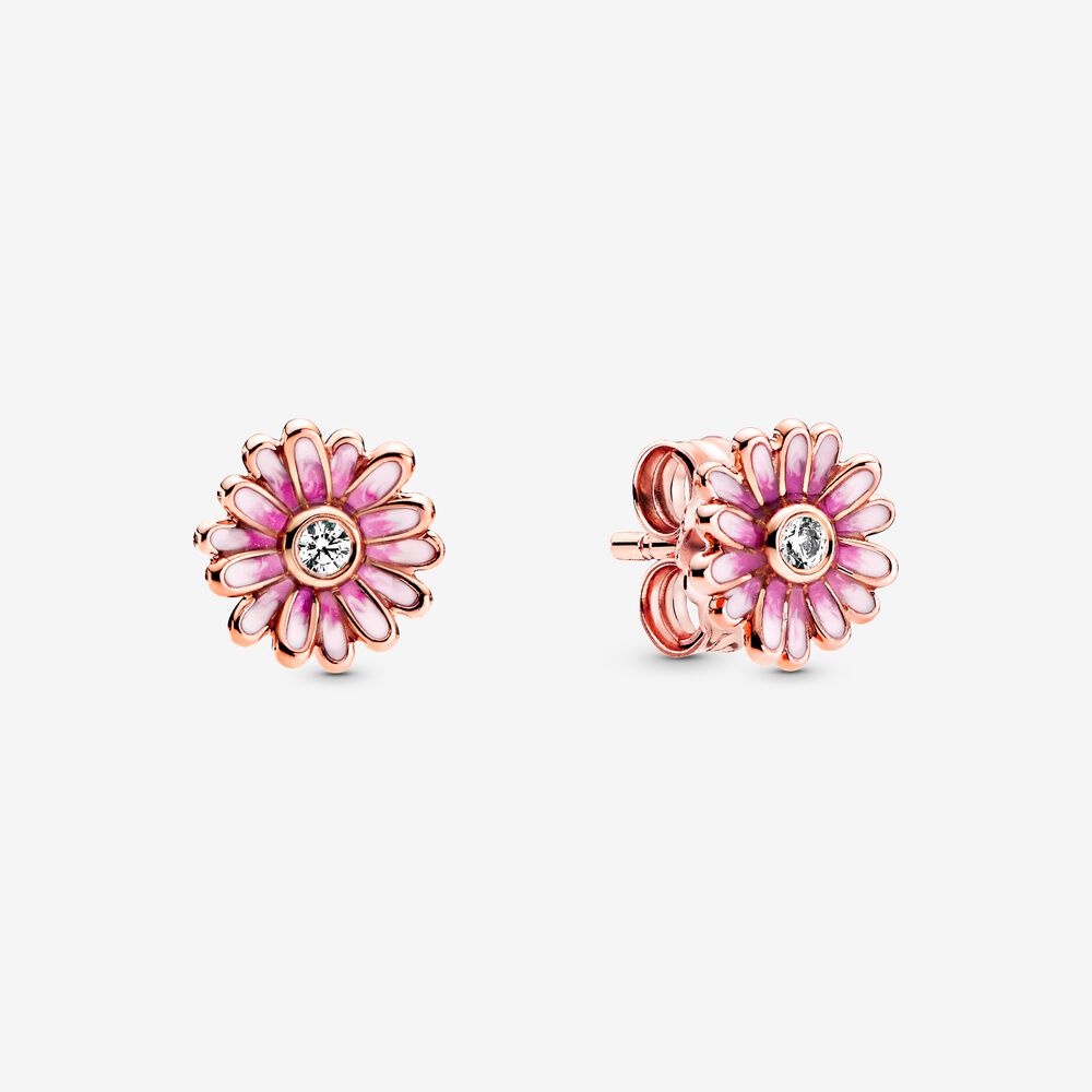 Pandora Pink Daisy Stud Earrings 288773C01