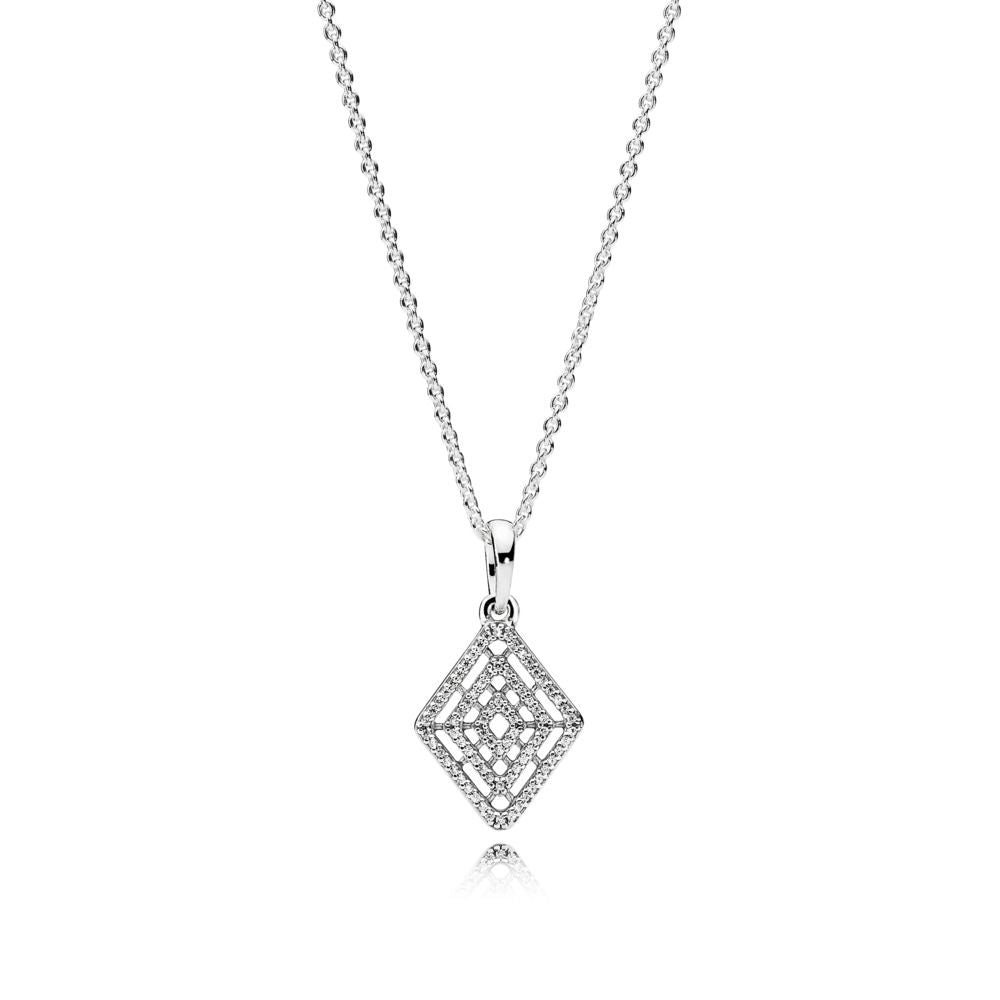 Collana Pandora Con Pendente Luminose Geometrie 396209cz