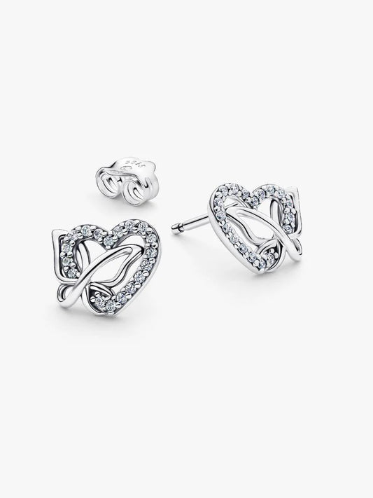 Orecchini Pandora Cuore e Farfalla 294476C01