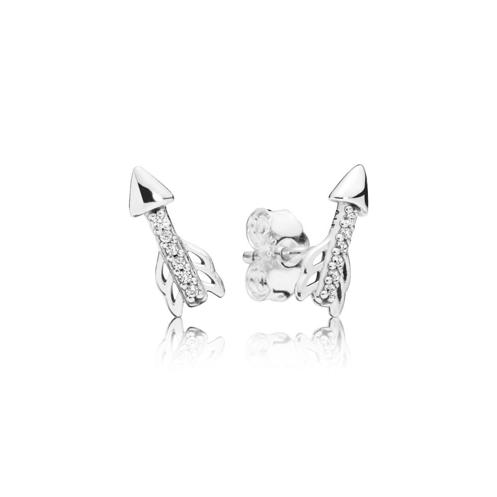 Orecchini a lobo Pandora Frecce d'Amore Scintillanti 297828CZ