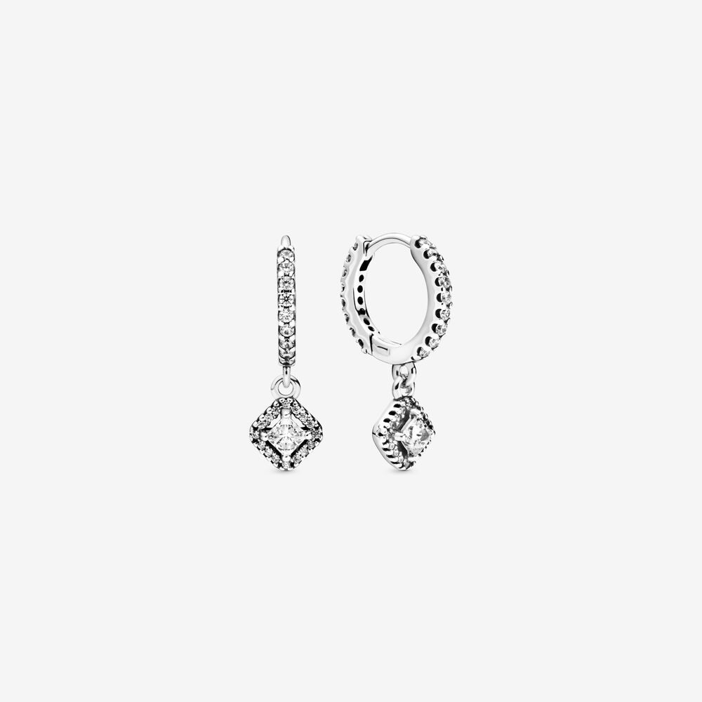 Pandora Sparkling Hoop Earrings 298503C01