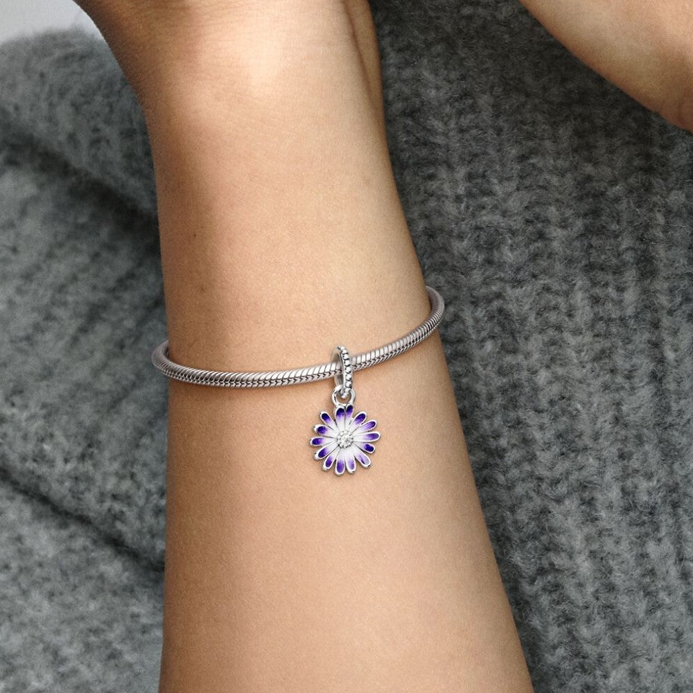 Charm Pendente Pandora Margherita Viola 798771C01
