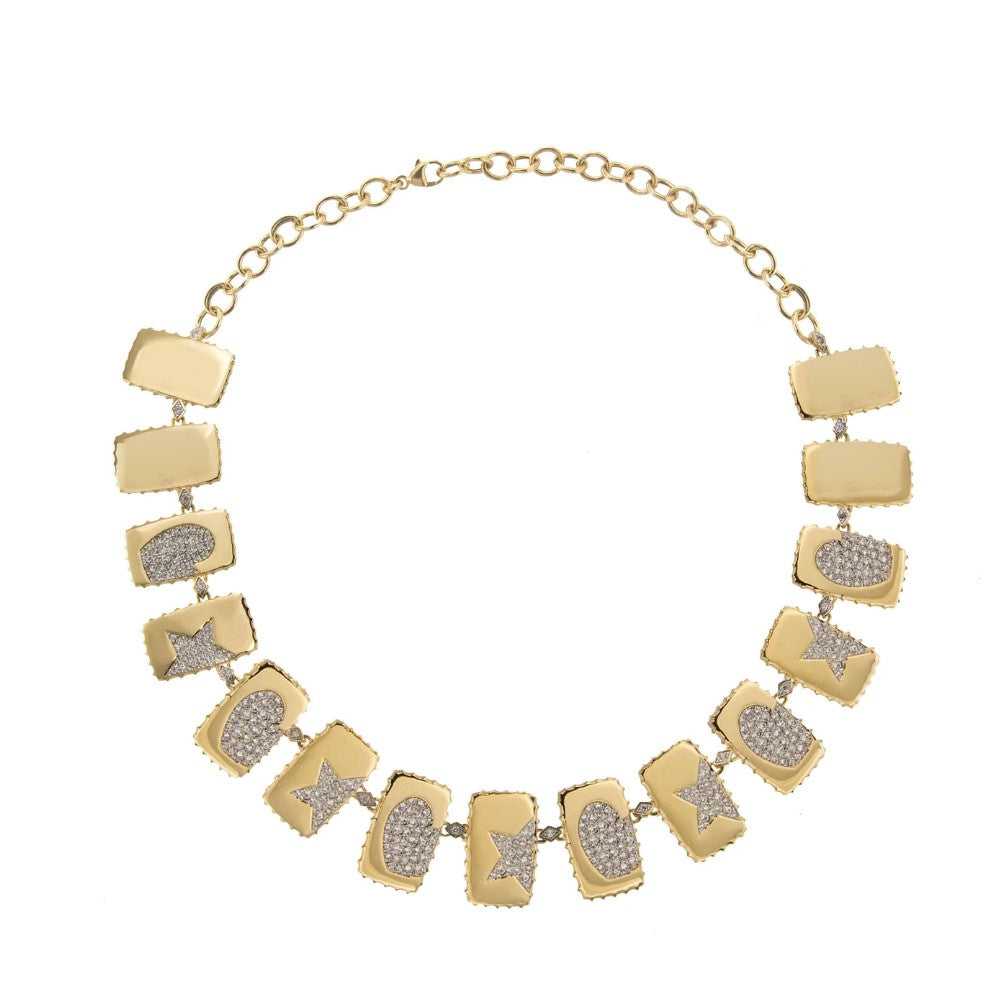 Girocollo Rue Des Mille Medaglie Luxury Cuori e Stelle GRZ-009 RT LUX