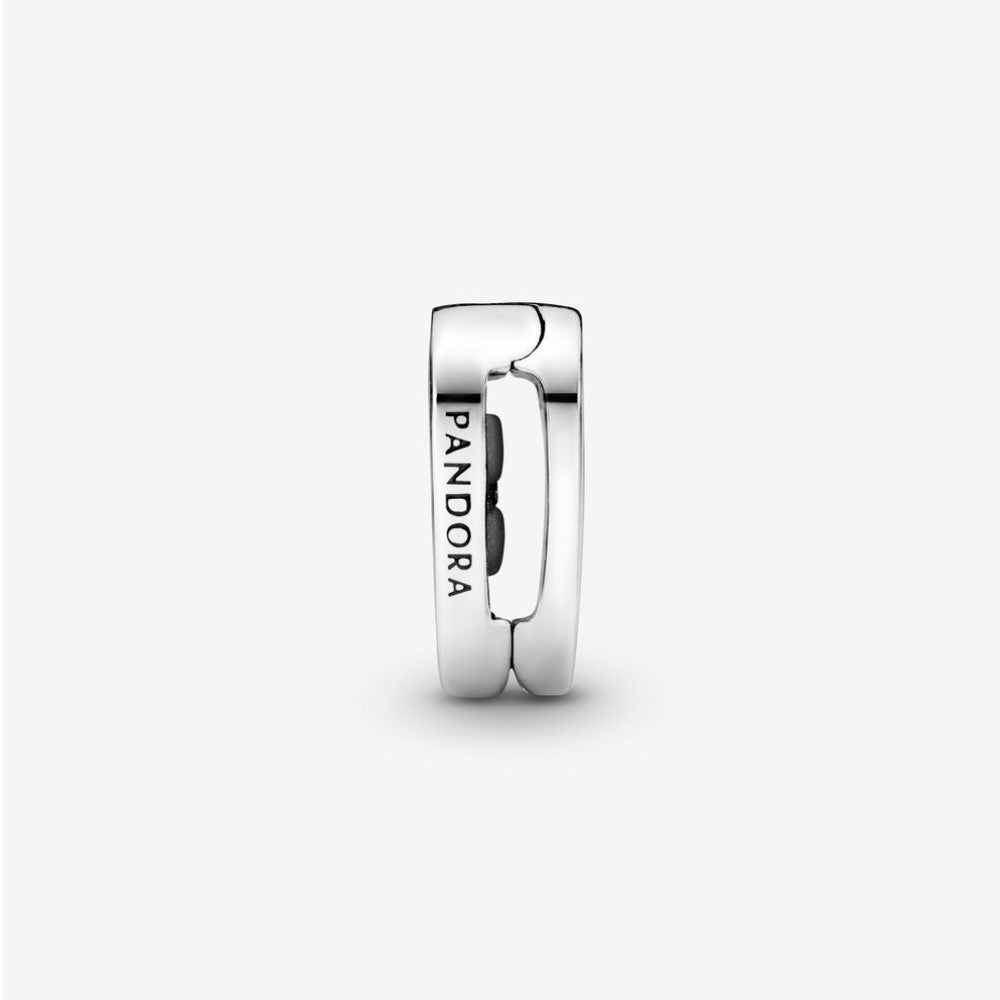 Pandora Heart Clip with Blue Pavé 799346C01