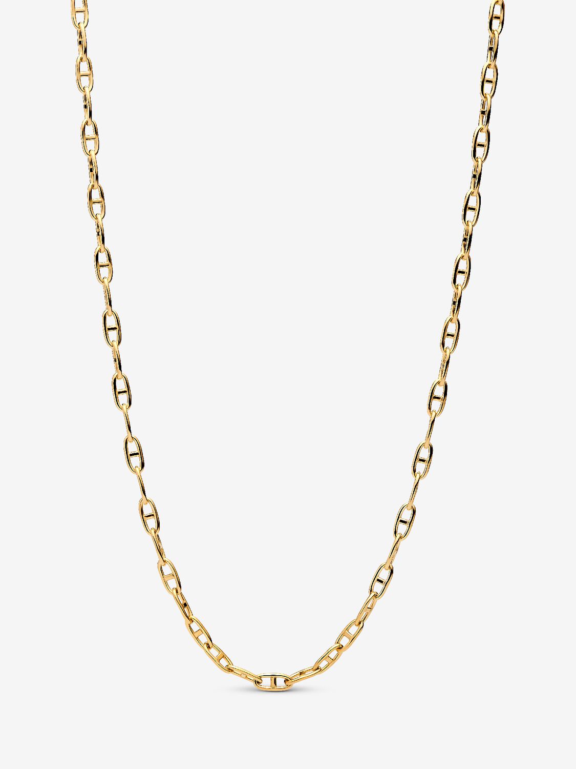 Collana NKlaus In Oro Giallo 333, Catena A Ancora Rotonda 36 Cm, Sottile 0,8mm, Peso 0,74g, Chiusura Robusta