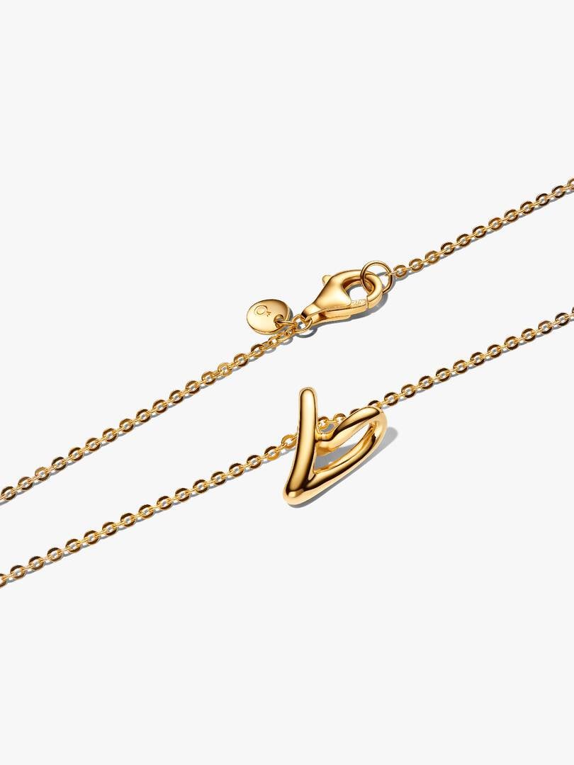 Collana Pandora cuore Piccolo Linea Sinuosa 364360C00