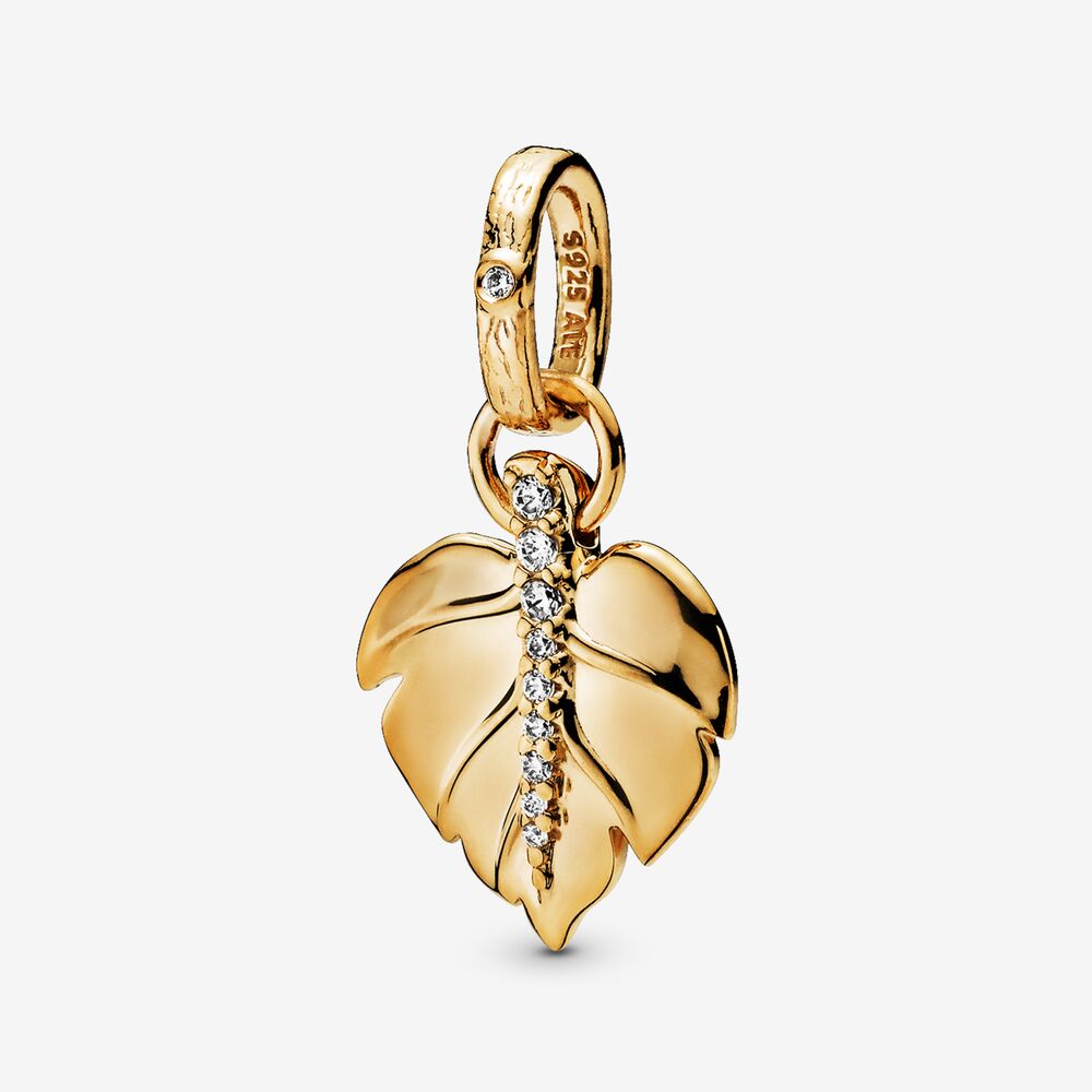 Pandora Shining Leaf Pendant 368737C01