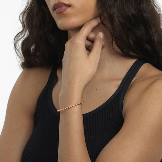 Bracciale Trollbeads Bangle a Spirale in Rame