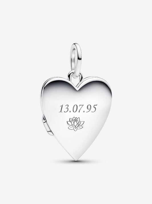 Charm Pandora Pendente Cuore Apribile da incidere 394013C01