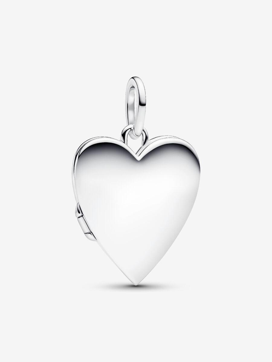 Charm Pandora Pendente Cuore Apribile da incidere Argento Sterling 925