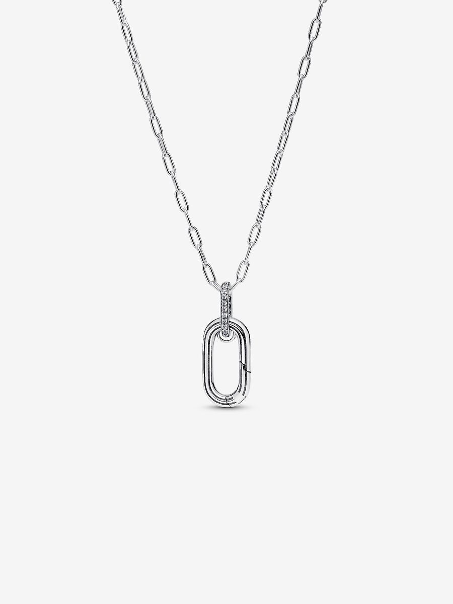 Collana Pandora con Link Pendente Apribile Pandora ME Argento Sterling 925